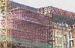 橋梁支撐搭建