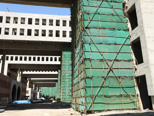沈陽腳手架租賃搭建受風力影響及應對措施